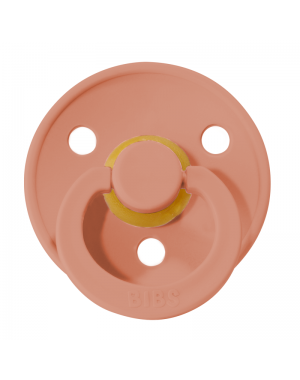 BIBS Colour, Maat 1 (0-6 maanden), Rond - Latex, Speen met naam