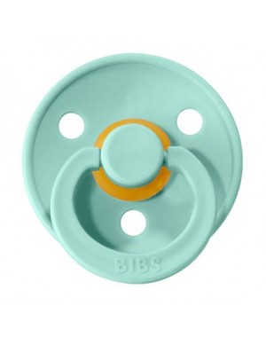BIBS Colour, Maat 1 (0-6 maanden), Rond - Latex, Speen met naam