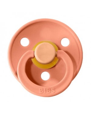 BIBS Colour, Maat 1 (0-6 maanden), Rond - Latex, Speen met naam