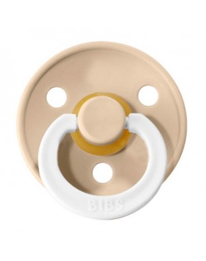 BIBS Colour, Maat 1 (0-6 maanden), Rond - Latex, Speen met naam