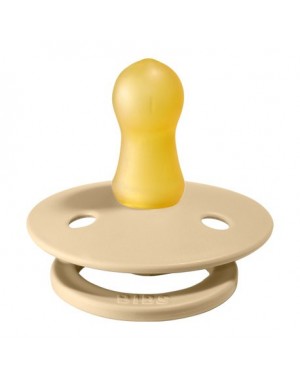 BIBS Colour, Maat 1 (0-6 maanden), Rond - Latex, Speen met naam