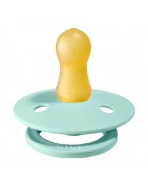 BIBS Colour, Maat 1 (0-6 maanden), Rond - Latex, Speen met naam