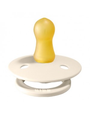 BIBS Colour, Maat 1 (0-6 maanden), Rond - Latex, Speen met naam