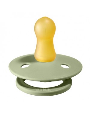 BIBS Colour, Maat 1 (0-6 maanden), Rond - Latex, Speen met naam