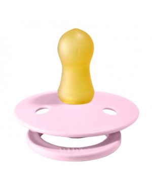 BIBS Colour, Maat 1 (0-6 maanden), Rond - Latex, Speen met naam