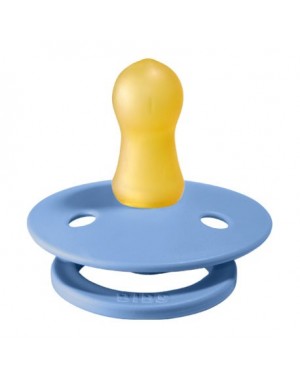 BIBS Colour, Maat 1 (0-6 maanden), Rond - Latex, Speen met naam