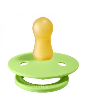 BIBS Colour, Maat 1 (0-6 maanden), Rond - Latex, Speen met naam