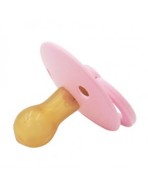 BIBS Colour, Maat 1 (0-6 maanden), Rond - Latex, Speen met naam