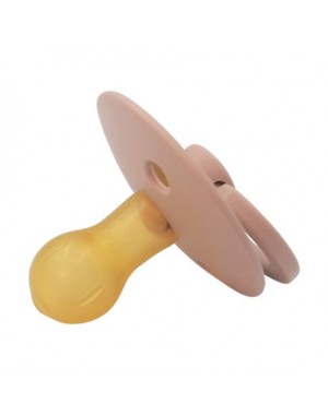 BIBS Colour, Maat 1 (0-6 maanden), Rond - Latex, Speen met naam
