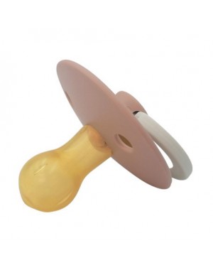 BIBS Colour, Maat 1 (0-6 maanden), Rond - Latex, Speen met naam