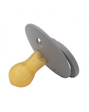BIBS Colour, Maat 1 (0-6 maanden), Rond - Latex, Speen met naam