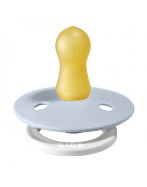 BIBS Colour, Maat 1 (0-6 maanden), Rond - Latex, Speen met naam