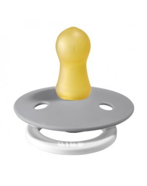 BIBS Colour, Maat 1 (0-6 maanden), Rond - Latex, Speen met naam