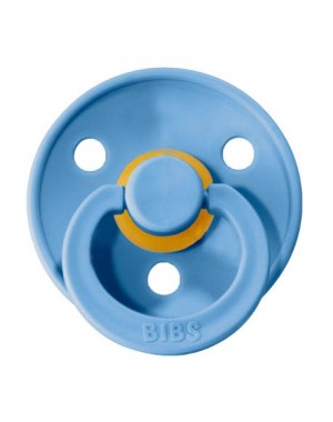 BIBS Colour, Maat 1 (0-6 maanden), Rond - Latex, Speen met naam