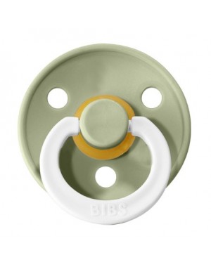 BIBS Colour, Maat 1 (0-6 maanden), Rond - Latex, Speen met naam