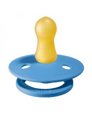 BIBS Colour, Maat 1 (0-6 maanden), Rond - Latex, Speen met naam