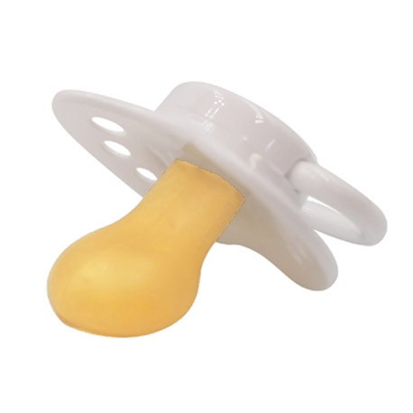 NIP Classic, Maat 2 (6+ maanden), Anatomisch - Latex, Speen met naam , 5-pack