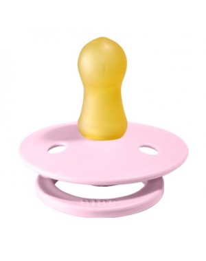 BIBS Colour, Maat 1 (0-6 maanden), Rond - Latex, Speen met naam