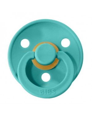 BIBS Colour, Maat 1 (0-6 maanden), Rond - Latex, Speen met naam