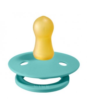 BIBS Colour, Maat 1 (0-6 maanden), Rond - Latex, Speen met naam