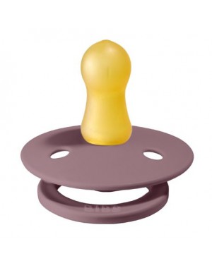 BIBS Colour, Maat 1 (0-6 maanden), Rond - Latex, Speen met naam