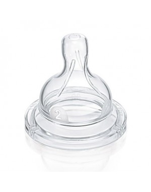 Philips Avent,  Anti-koliek spenen 2 stuks, Transparant, Leeftijd 1m+