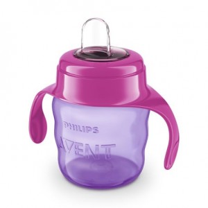Philips Avent, Drinkbeker,  Paars/roze, Leeftijd 6m+