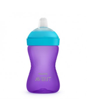 Philips Avent, Drinkbeker met bijtbestendige tuit,  Paars/blauw, Leeftijd 9m+