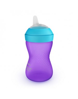 Philips Avent, Drinkbeker met bijtbestendige tuit,  Paars/blauw, Leeftijd 9m+