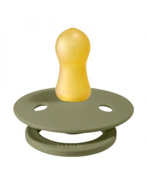 BIBS Colour, Maat 1 (0-6 maanden), Rond - Latex, Speen met naam