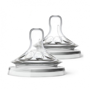 Philips Avent, Natuurlijke speen 2 stuks, Transparant, Leeftijd 6m +