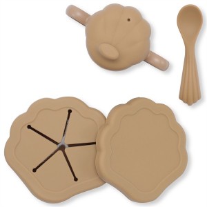Konges Sløjd, Clam Set, 3-delige dinerset Terracotta, Verkrijgbaar in verschillende versies