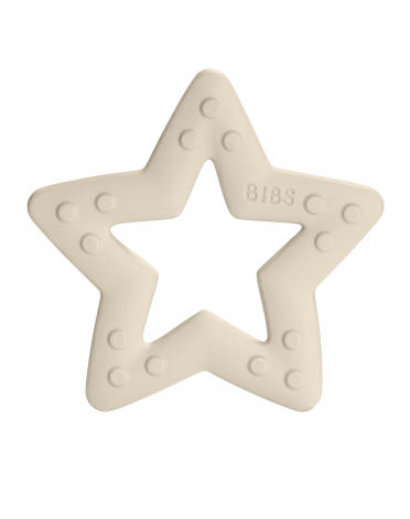 Bibs Baby Bitie,  Bijtring, Ster, Ivory