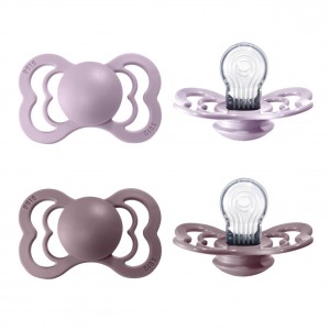 BIBS Supreme - 2 stuks,  Maat 2 (6+ m), Symmetrisch - Silicone