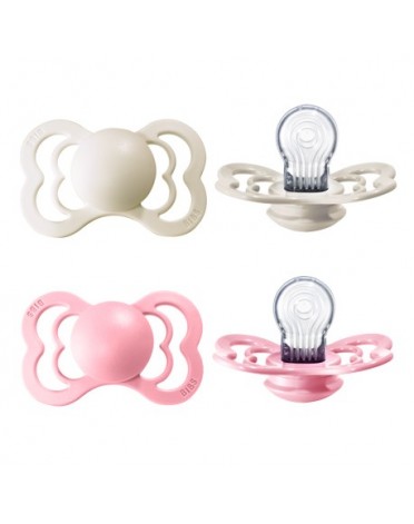 BIBS Supreme - 2 stuks,  Maat 2 (6+ m), Symmetrisch - Silicone