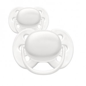 PHILIPS AVENT Ultra Soft, Maat 1 (0-6 maanden), Symmetrisch - Silicone, Artic White,