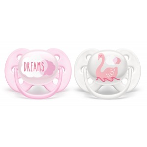 Philips Avent, Fopspeen 0-6 maanden,Ultra Soft ,Symmetrisch - Silicone