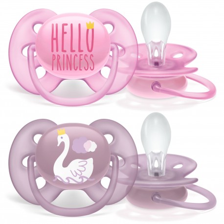 PHILIPS AVENT Ultra Soft, Fopspeen 6-18 maanden, Symmetrisch - siliconen