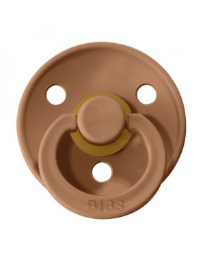 BIBS Colour, Maat 1 (0-6 maanden), Rond - Latex, Speen met naam