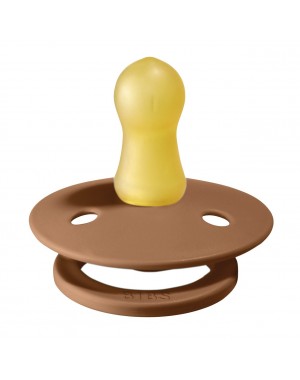 BIBS Colour, Maat 1 (0-6 maanden), Rond - Latex, Speen met naam