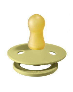 BIBS Colour, Maat 1 (0-6 maanden), Rond - Latex, Speen met naam