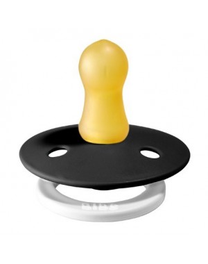 BIBS Colour, Maat 1 (0-6 maanden), Rond - Latex, Speen met naam