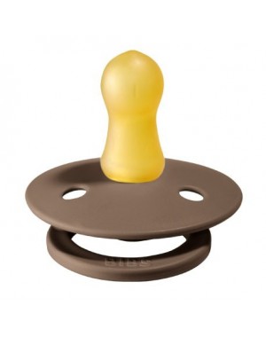 BIBS Colour, Maat 1 (0-6 maanden), Rond - Latex, Speen met naam