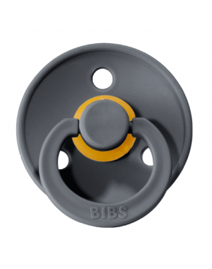 BIBS Colour, Maat 1 (0-6 maanden), Rond - Latex, Speen met naam