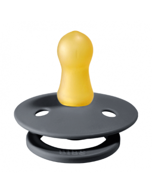 BIBS Colour, Maat 1 (0-6 maanden), Rond - Latex, Speen met naam