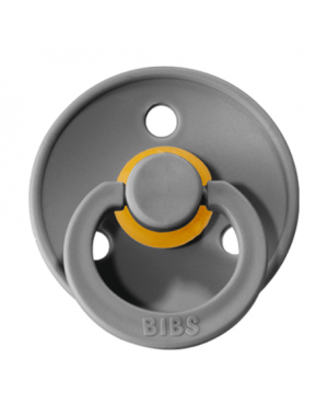 BIBS Colour, Maat 1 (0-6 maanden), Rond - Latex, Speen met naam