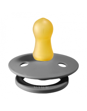 BIBS Colour, Maat 1 (0-6 maanden), Rond - Latex, Speen met naam