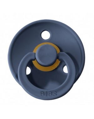 BIBS Colour, Maat 1 (0-6 maanden), Rond - Latex, Speen met naam