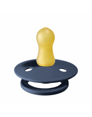 BIBS Colour, Maat 1 (0-6 maanden), Rond - Latex, Speen met naam