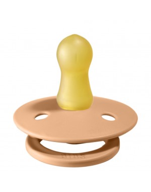 BIBS Colour, Maat 1 (0-6 maanden), Rond - Latex, Speen met naam